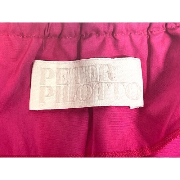 Peter Pilotto Size 10 US Pink Appliqued Lace Trim Paneled Off Top Blouse $805 - Picture 6 of 16